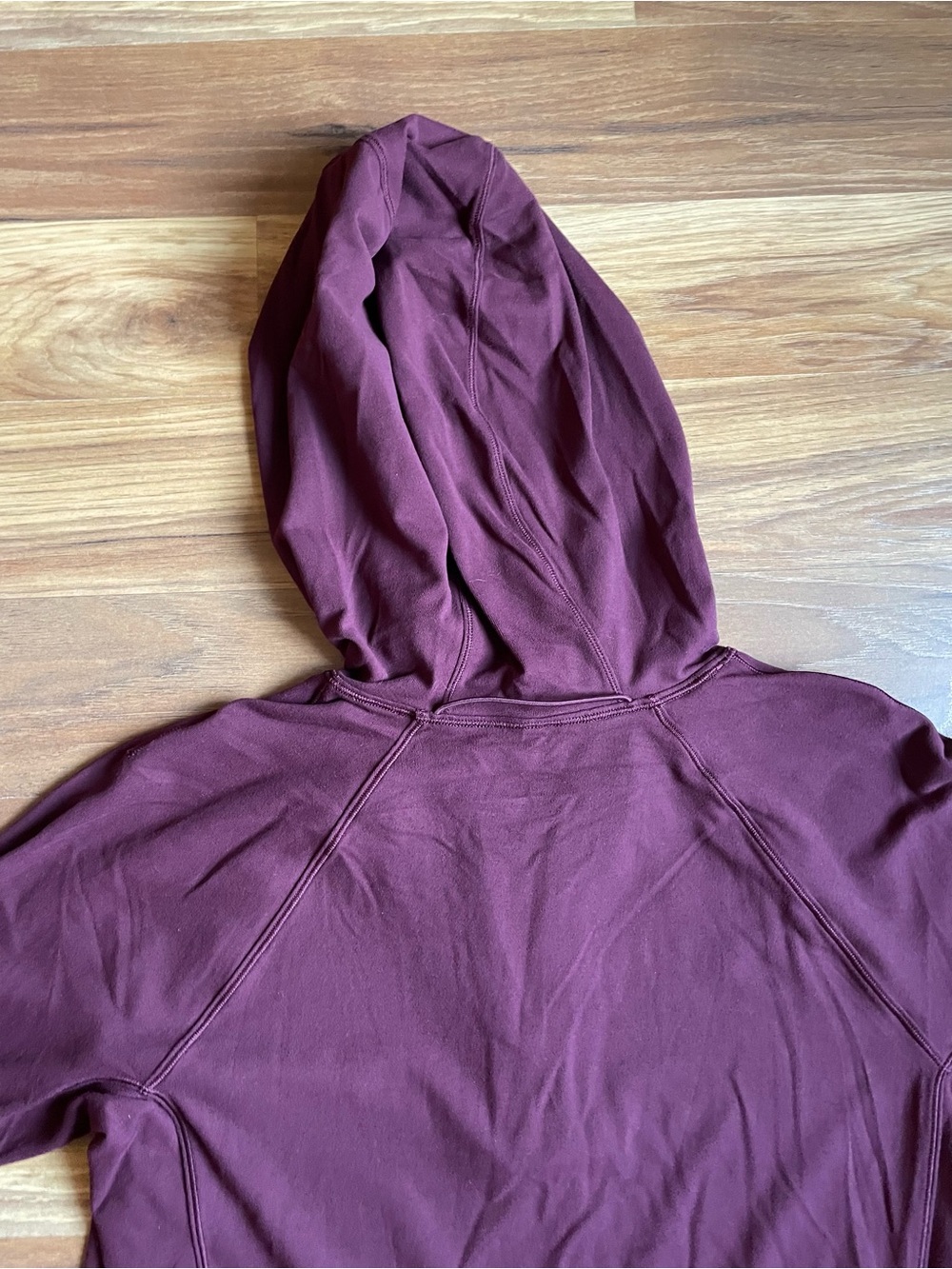 Lululemon Warm Stabilizer 1/2 Zip Hoodie Garnet Women's 6 - Picture 11 of 11